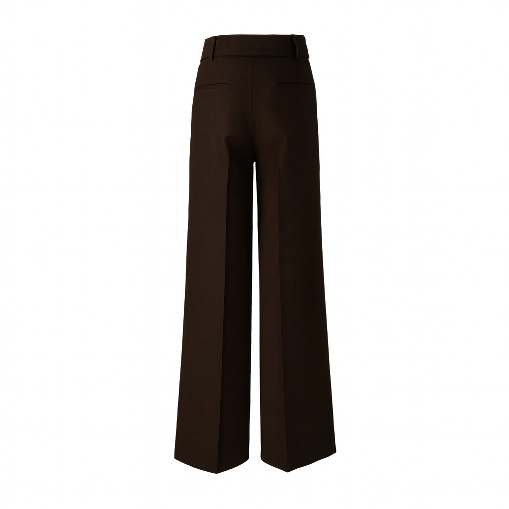 Brown Wide Leg Trousers