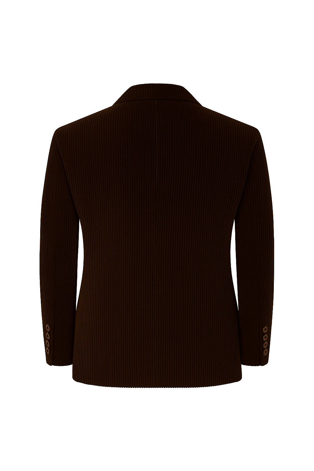 Dark Brown Corduroy Biella Tailored Jacket