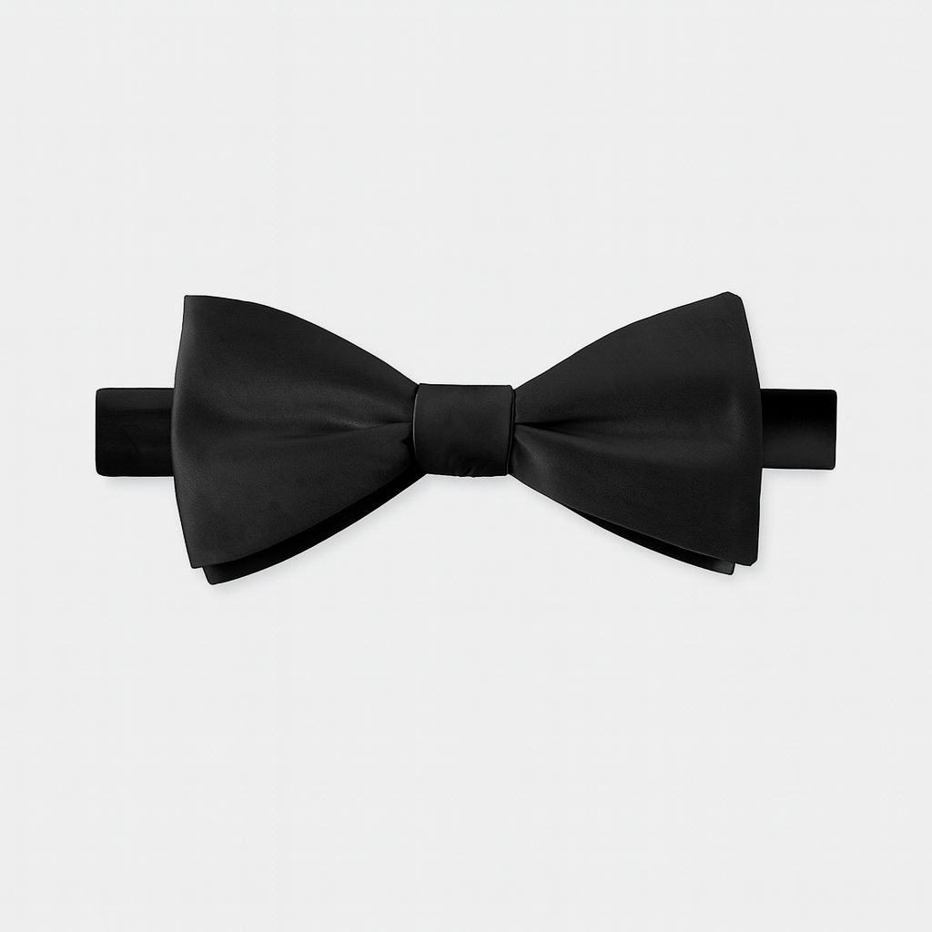 Black Silk Bow Tie