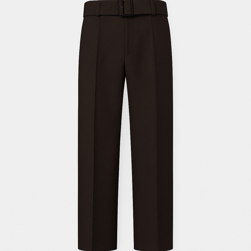Brown Wide Leg Trousers